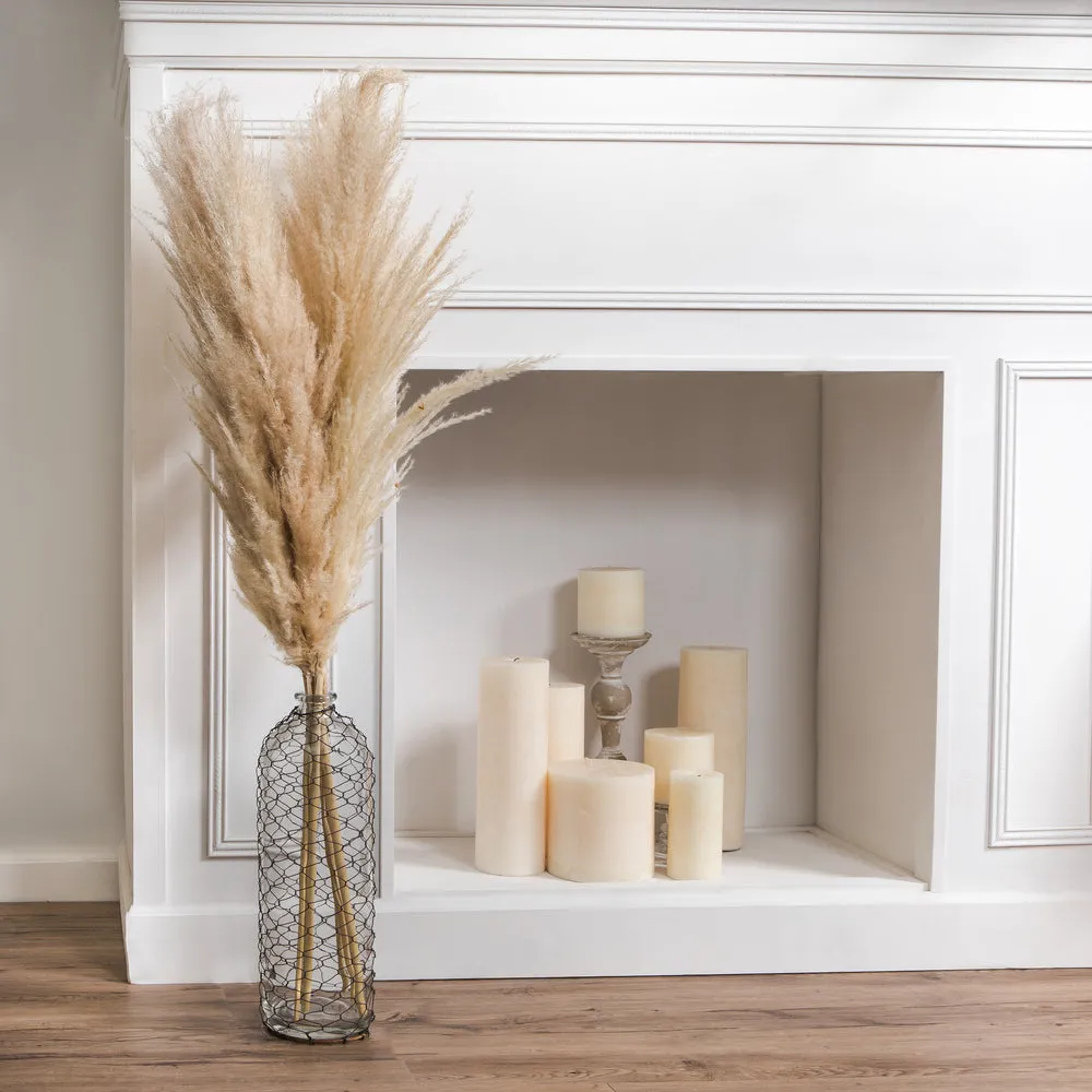 46" Dried Natural Pampas Grass