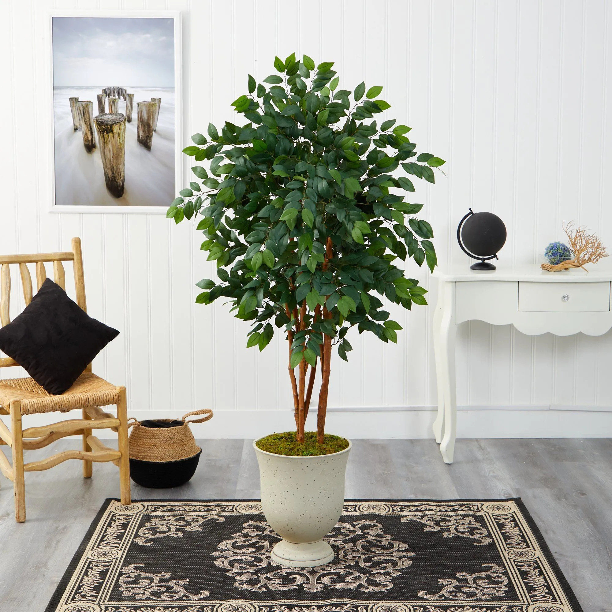 55” Sakaki Artificial Tree in Decorative Urn