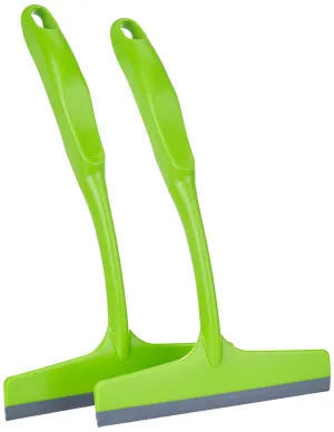 Amazon Brand - Presto! Squeegee Wiper for Kitchen Platform Top and Glass, Set of 2