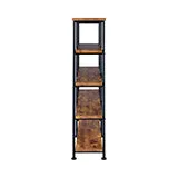 Analiese 4-Shelf Open Bookcase Antique Nutmeg