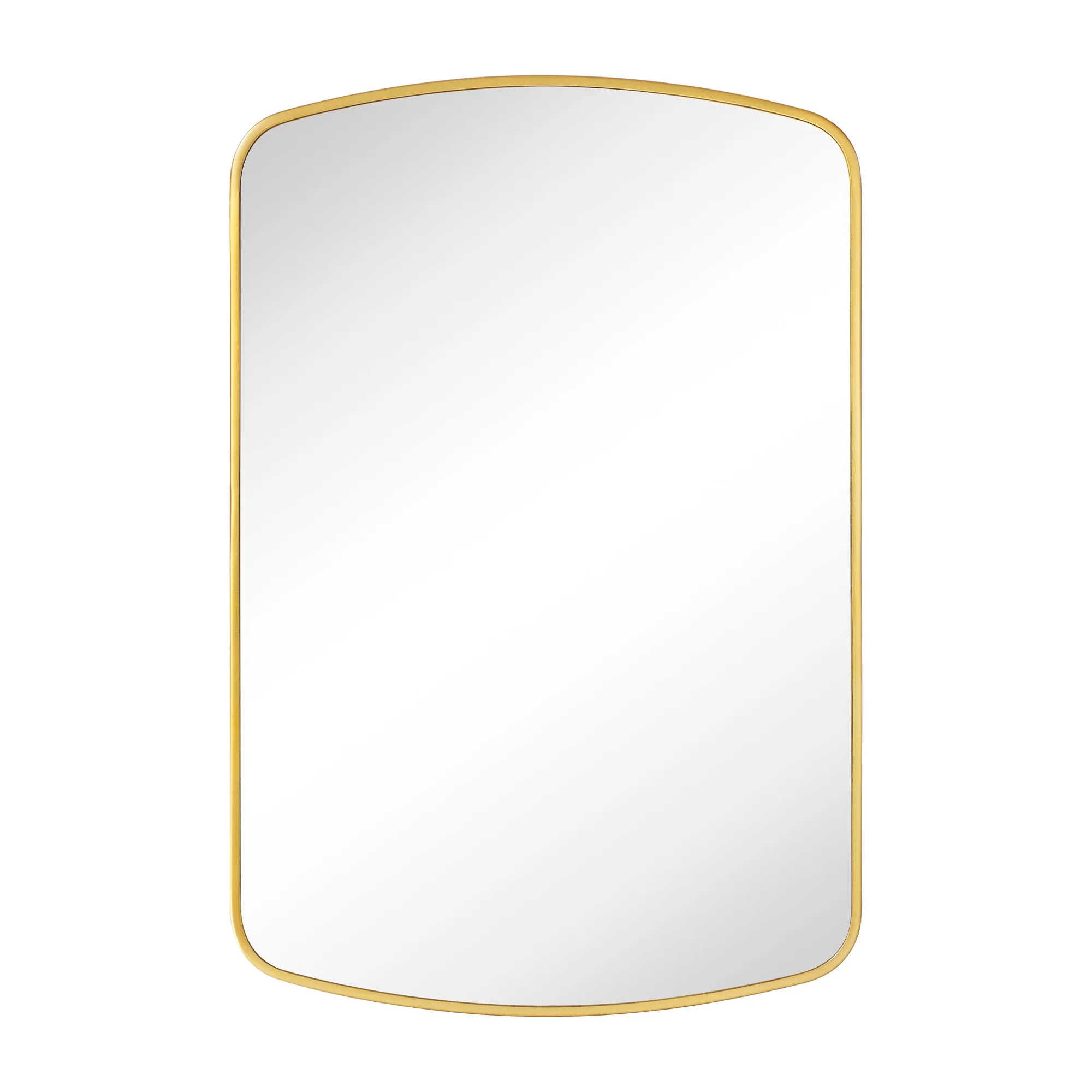 Arched Recessed and Surface Mount Metal Framed Bathroom Medicine Cabinet with Mirror