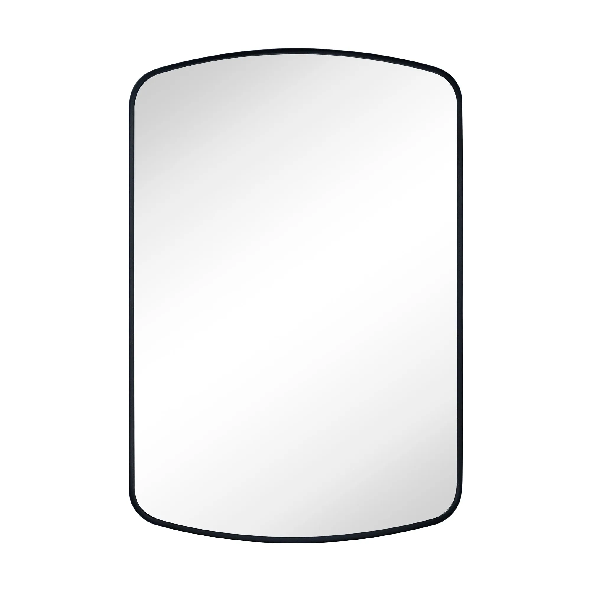 Arched Recessed and Surface Mount Metal Framed Bathroom Medicine Cabinet with Mirror