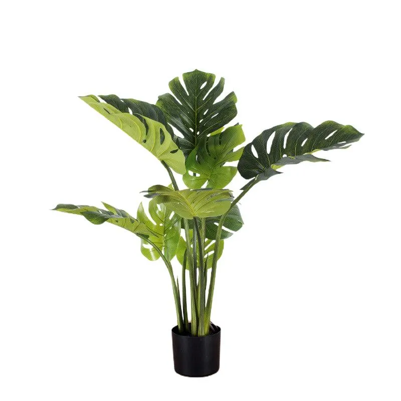 Artificial Monstera Plant ( Shine) (4')