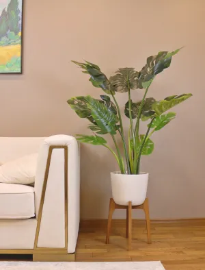 Artificial Monstera Plant ( Shine) (4')