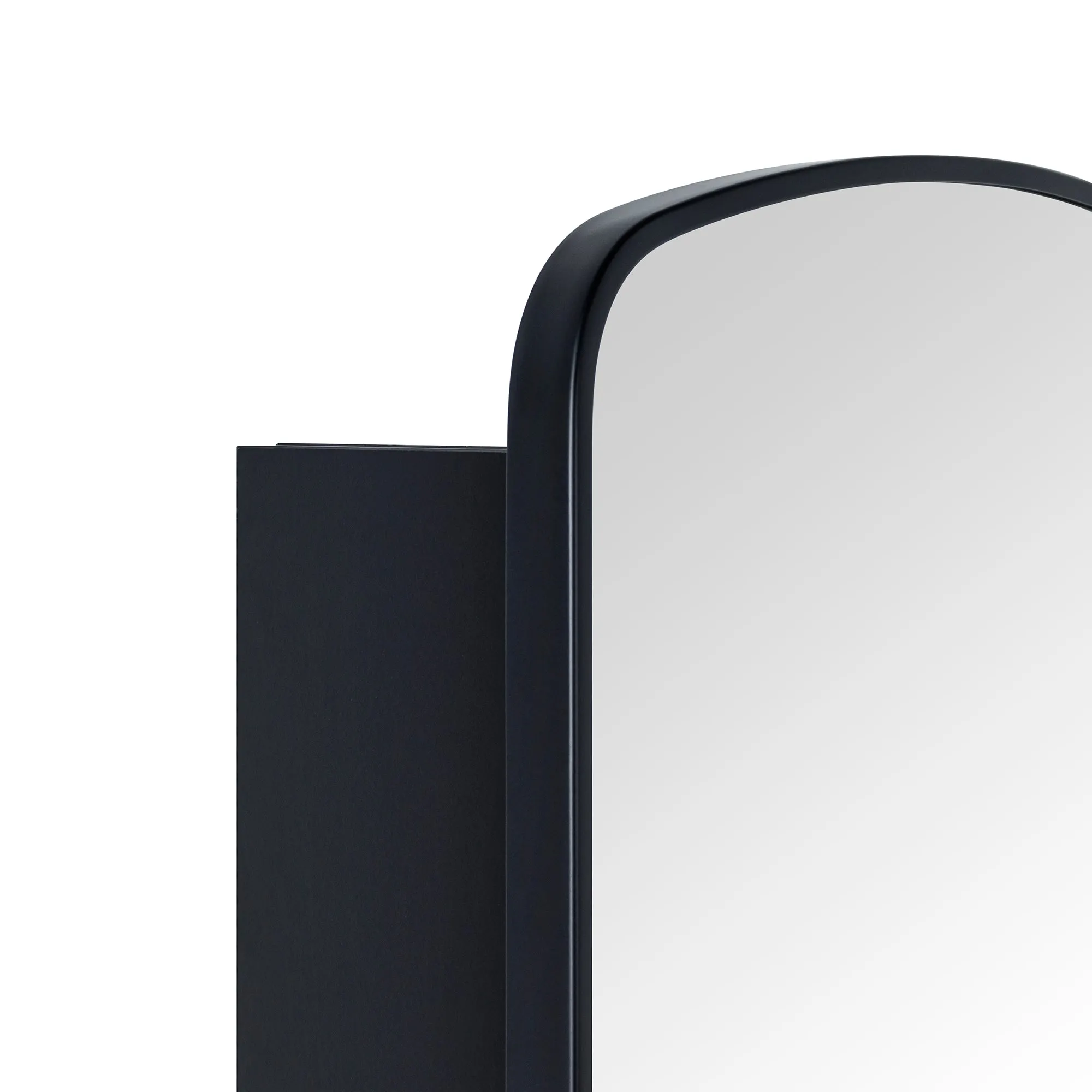 Black Friday Sale Arched Recessed and Surface Mount Metal Framed Bathroom Medicine Cabinet with Mirror