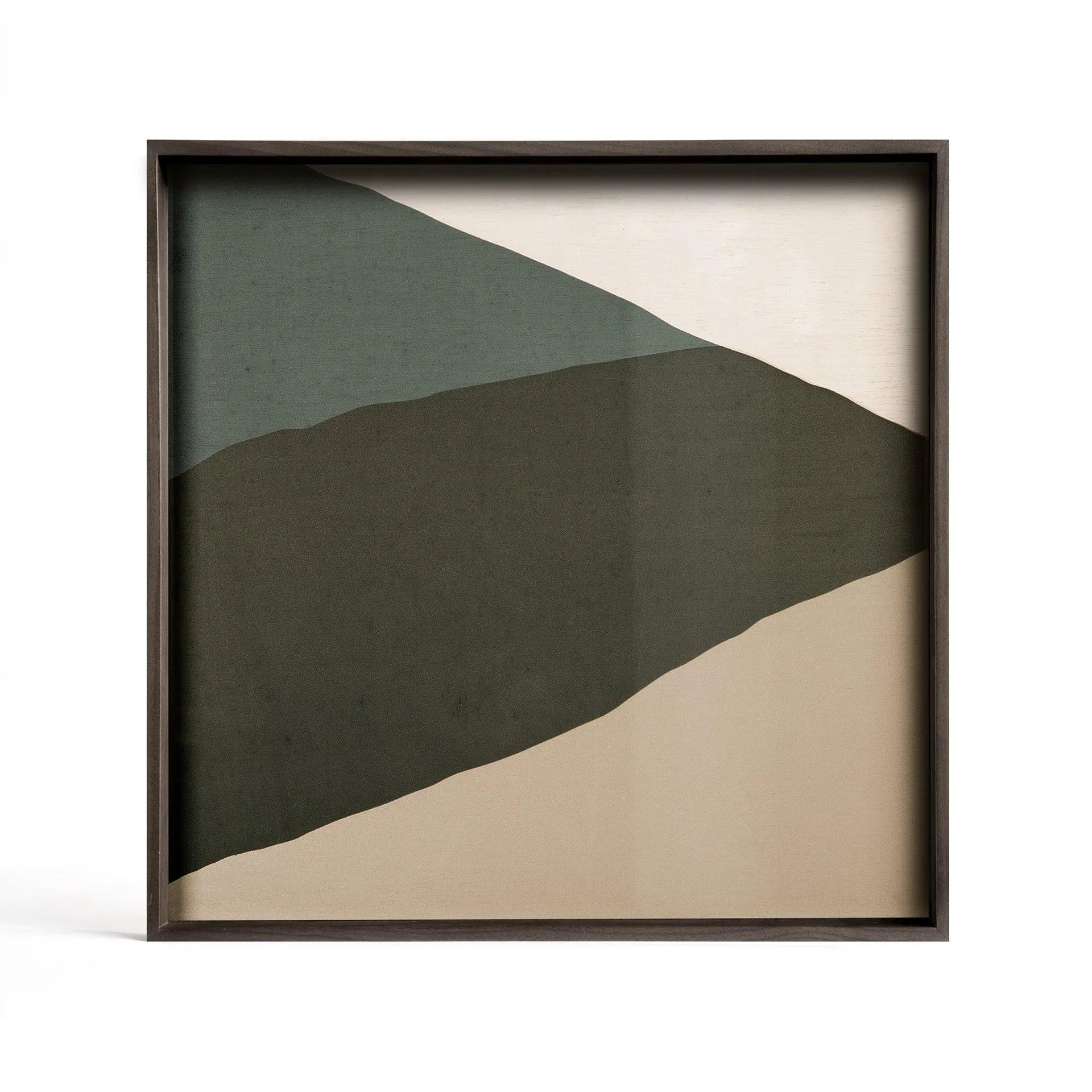 Blue Wabi Sabi Small Square Glass Tray