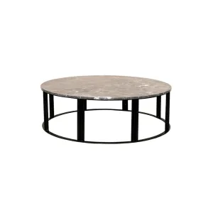 Bowie Marble Coffee Table - Medium Grey