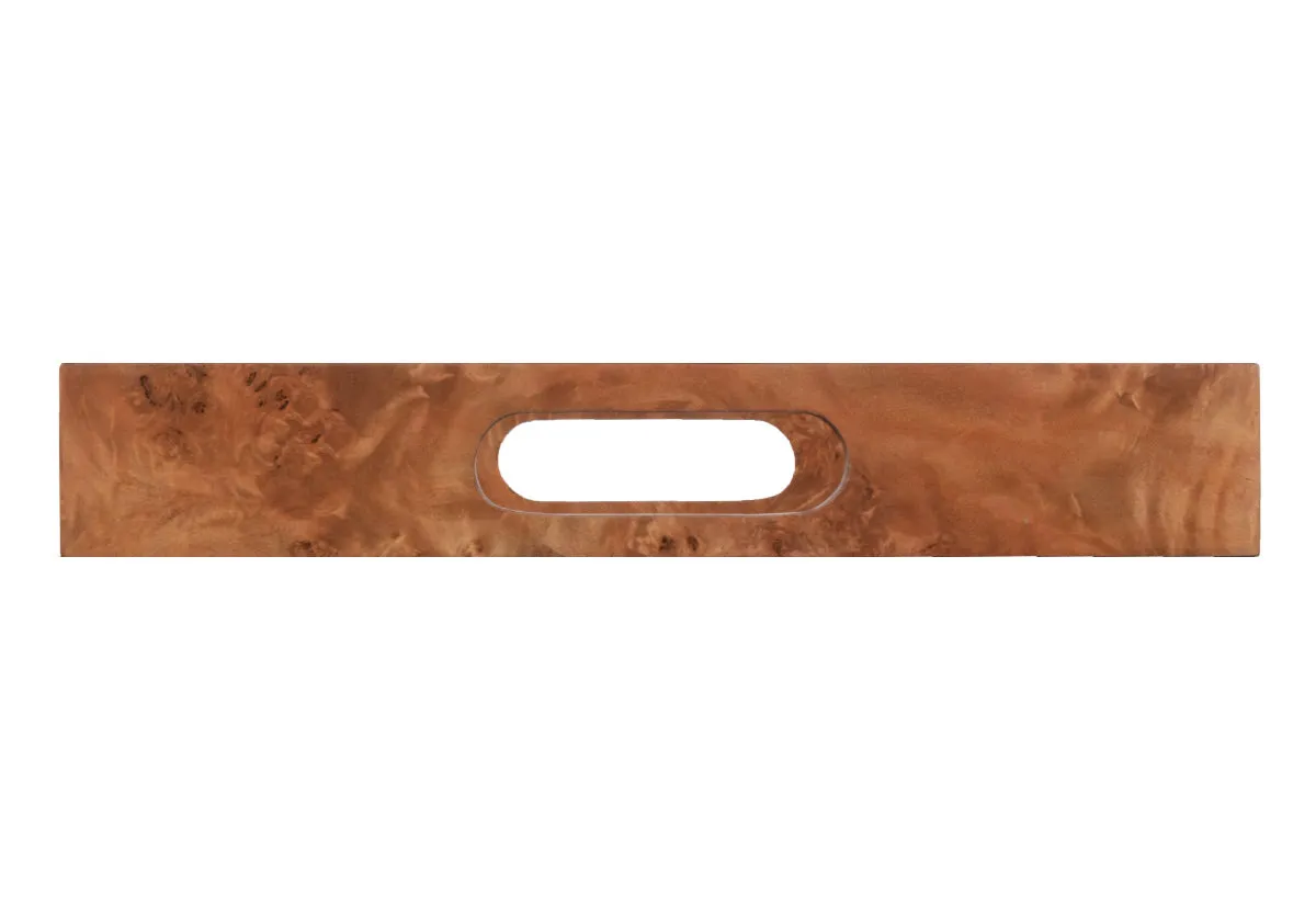 BURLED WOOD TRAY | MATTE
