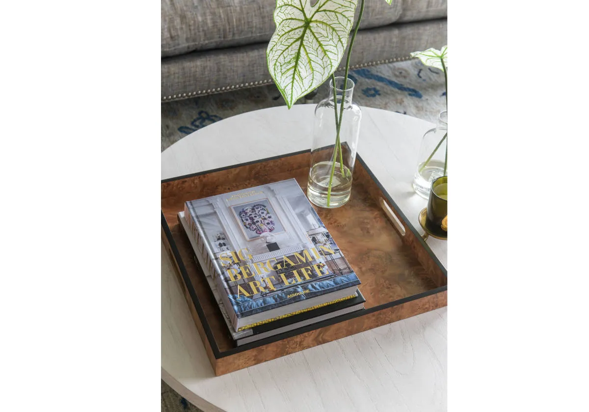 BURLED WOOD TRAY | MATTE