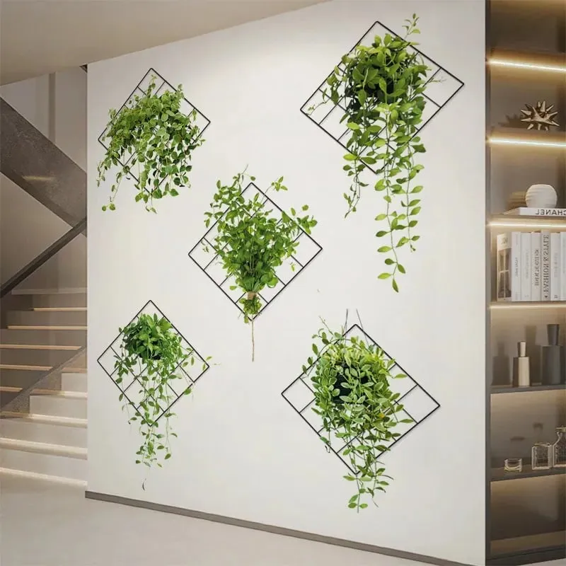 Buy 2 Get 1 Free3D Green Plant Wall Sticker