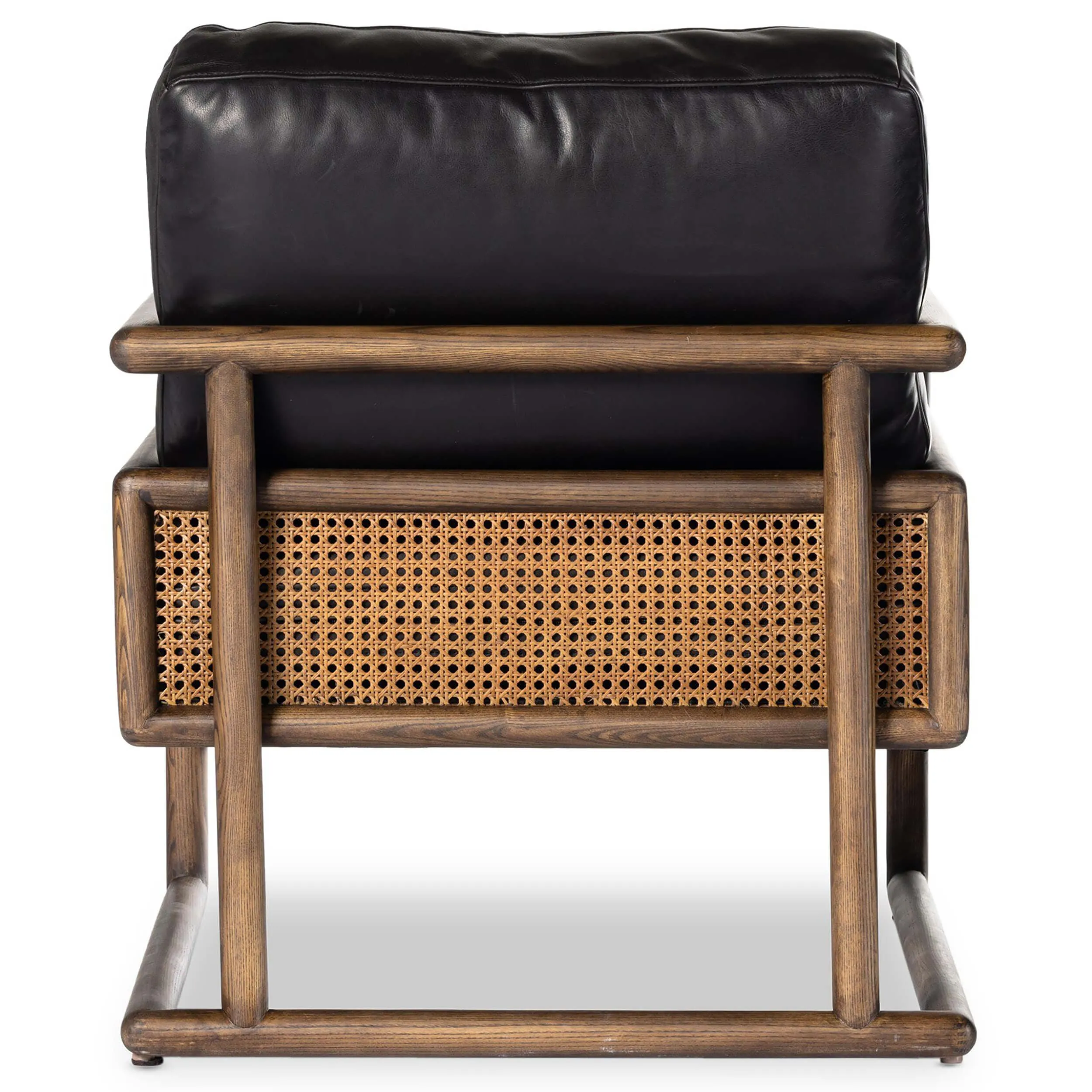 Carlin Leather Chair, Heirloom Black