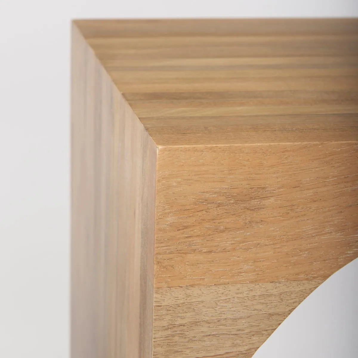 Chloe Accent Table Light Brown Wood