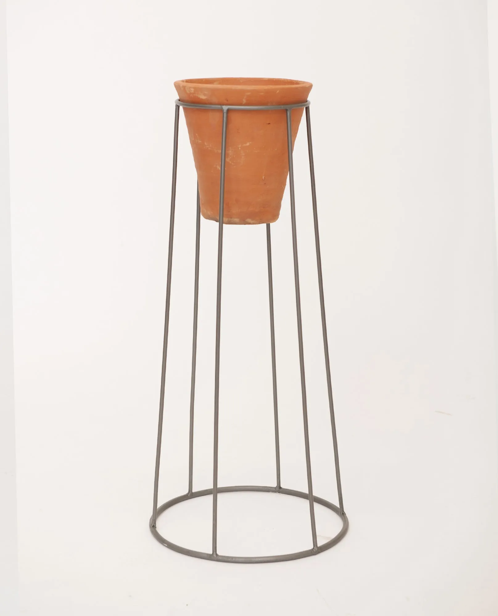 Chrome Plant Stand