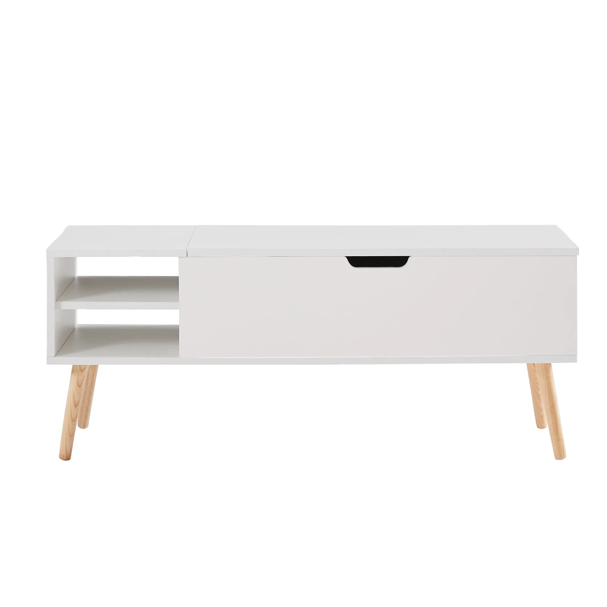 Classic Lift Top Coffee Table, White