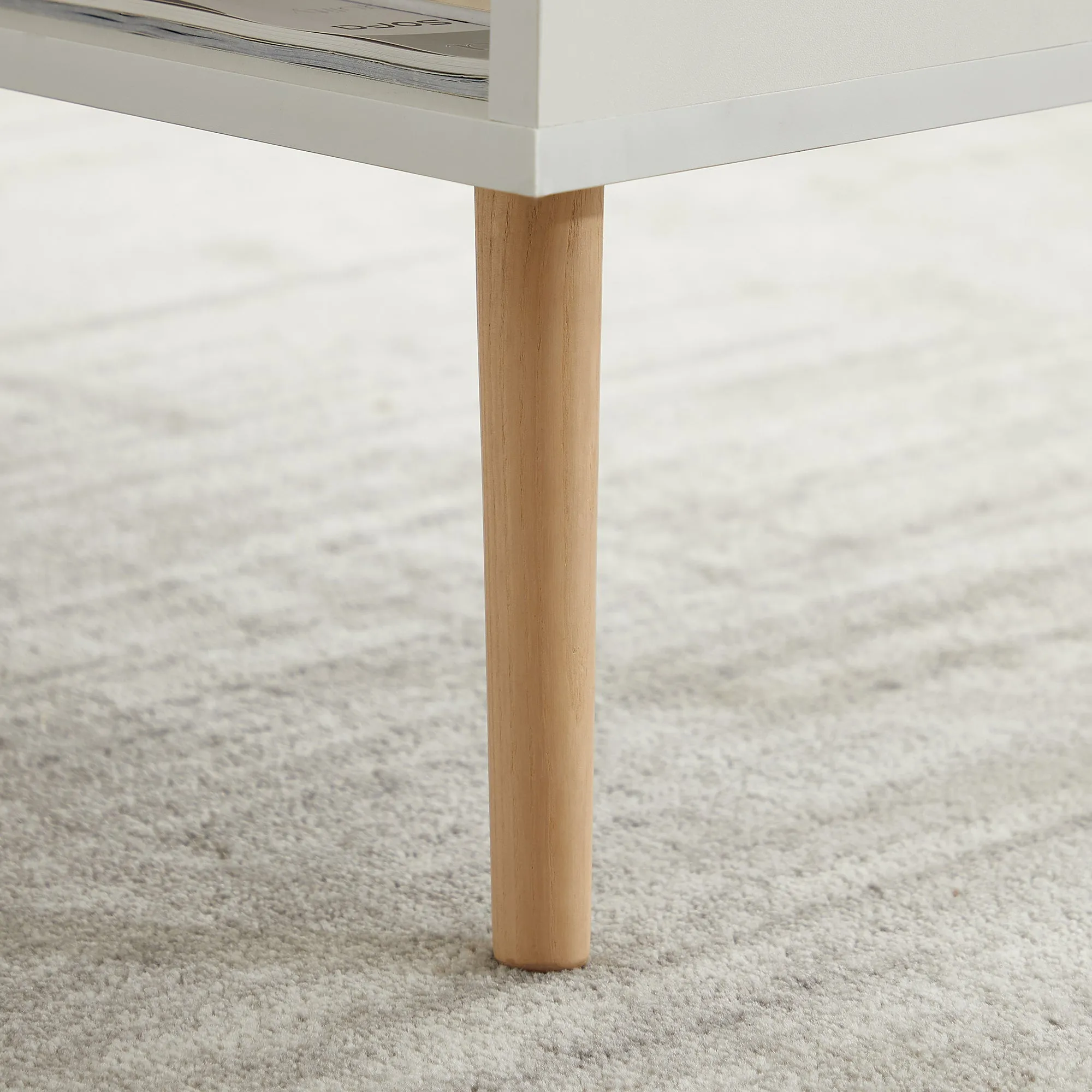 Classic Lift Top Coffee Table, White