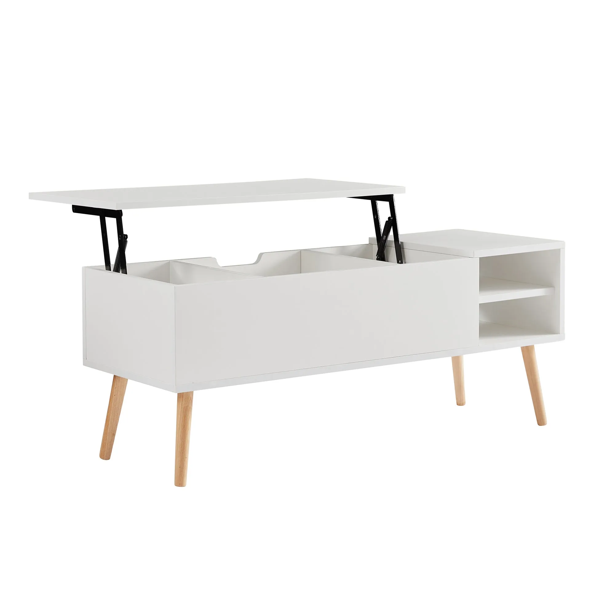 Classic Lift Top Coffee Table, White
