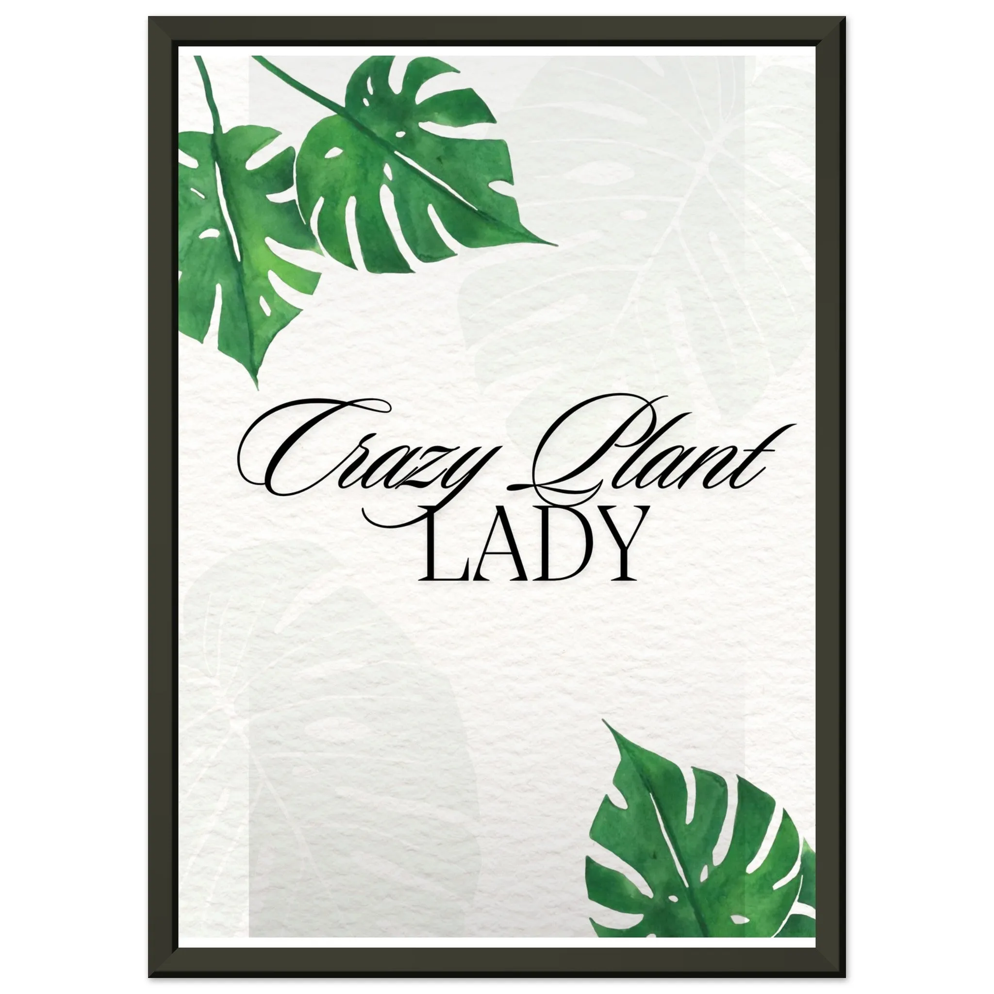 Classic Semi-Glossy Paper Metal Framed Poster