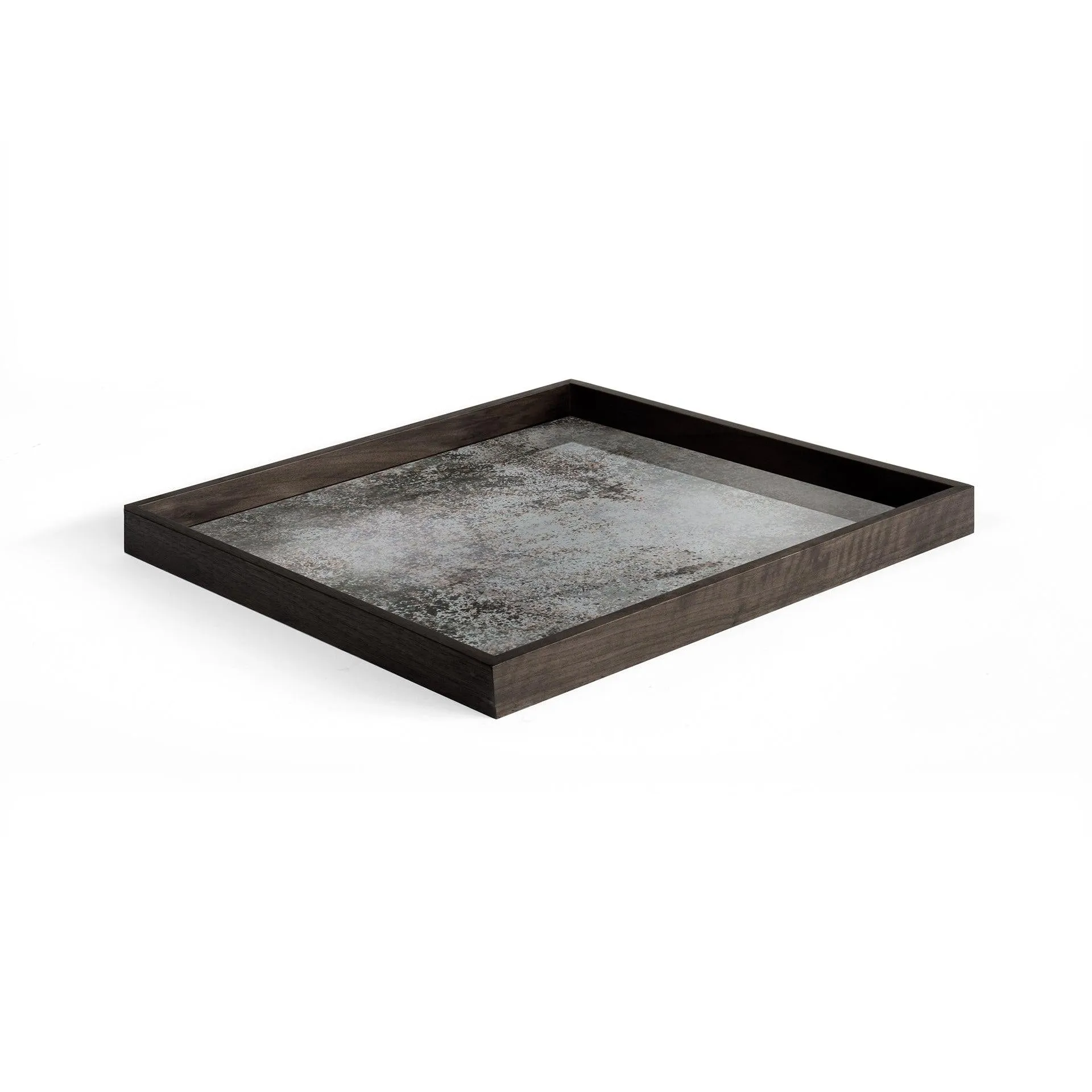 Clear Square Large Mirror Tray