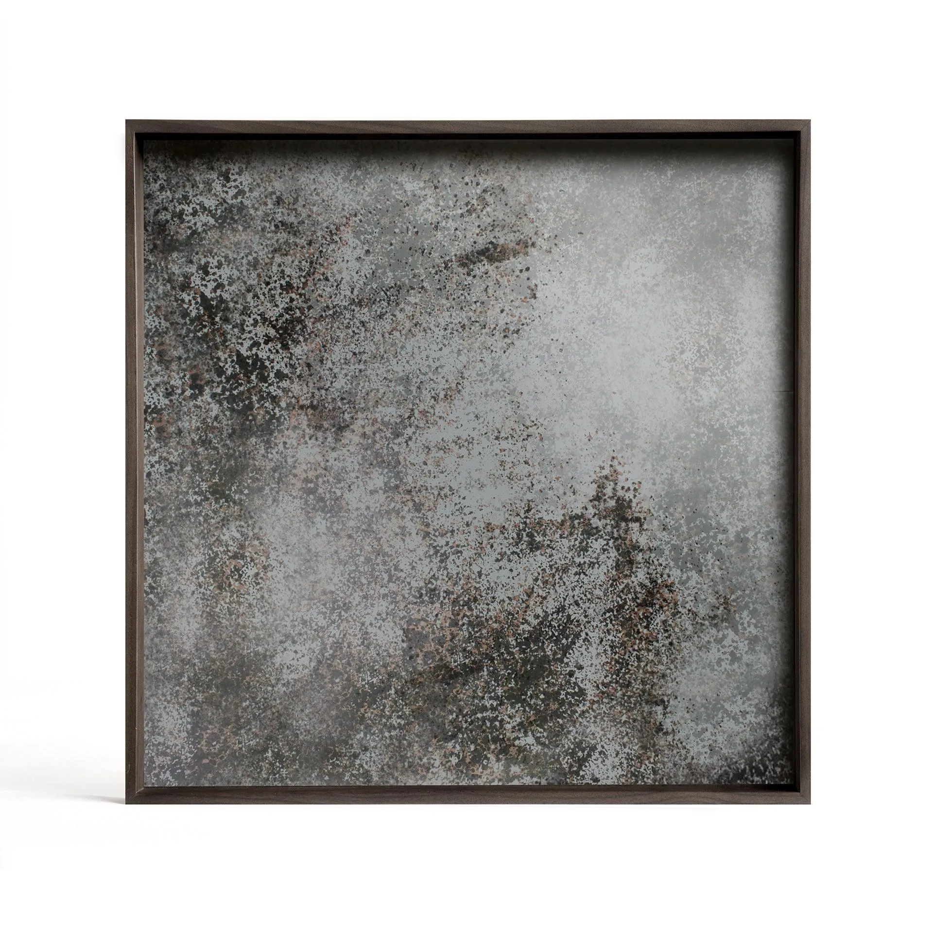 Clear Square Large Mirror Tray