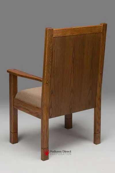 Clergy Church Chair NO 900  Series 44" Height Side Pulpit Chair