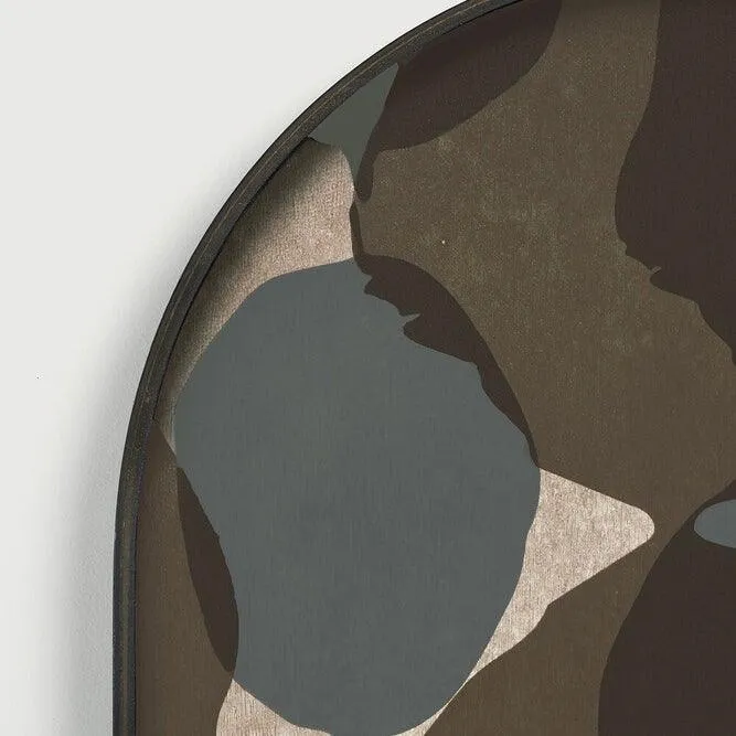 Connected Dots Oblong Glass Tray