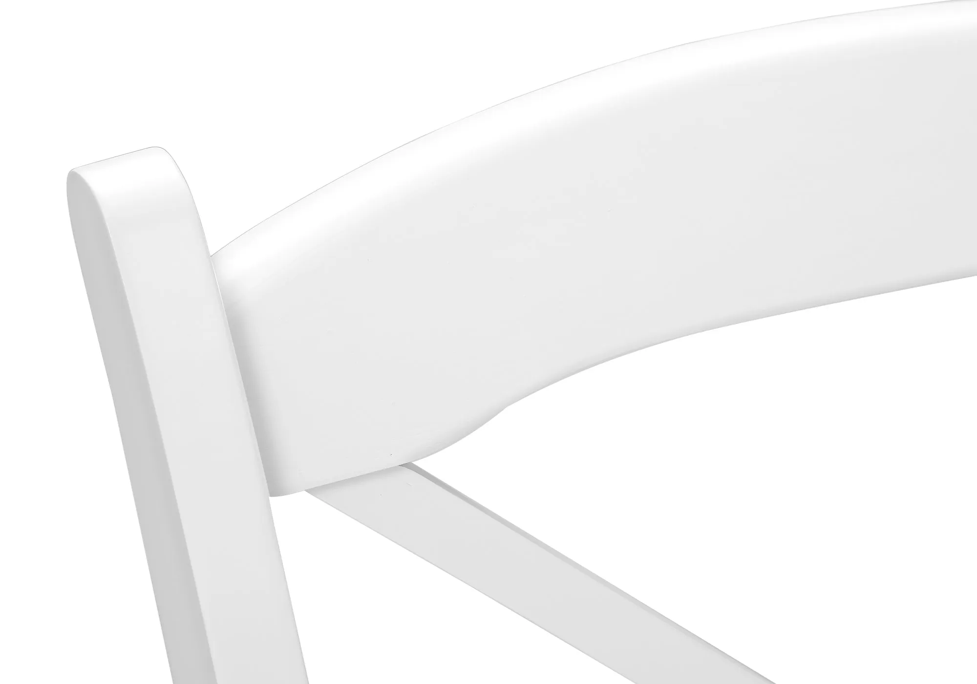 Dining Chair, Set Of 2, Side, Kitchen, Dining Room, White, Wood Legs, Transitional