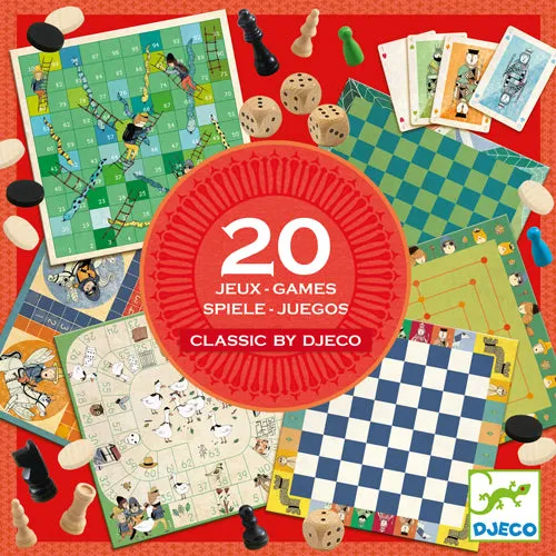 Djeco 20 Classic Box of Games