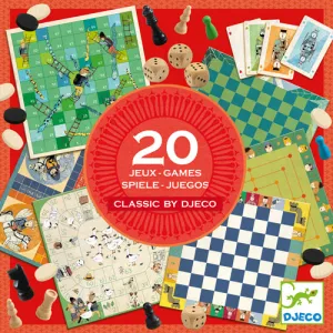 Djeco 20 Classic Box of Games