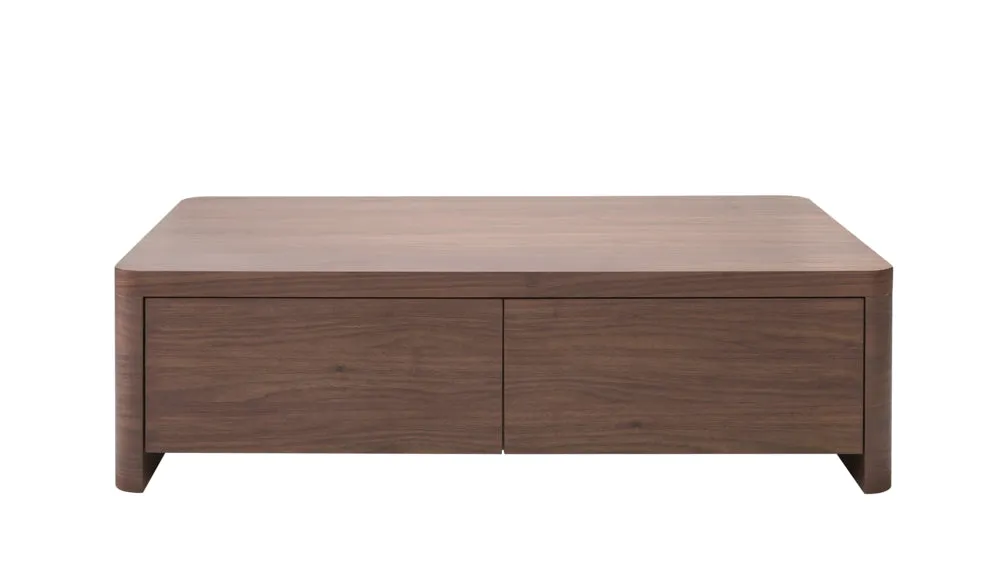 Form Storage Coffee Table, American Walnut
