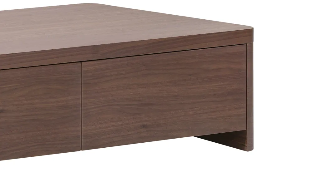 Form Storage Coffee Table, American Walnut