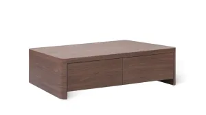 Form Storage Coffee Table, American Walnut