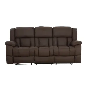 H&B PU Recliner - 3 Seater Sofa