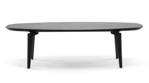 Join Style Coffee Table - Join Style Oval Coffee Table, Black, Large