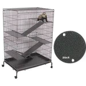 Jumbo Steel Deluxe Animal Cage with Stand