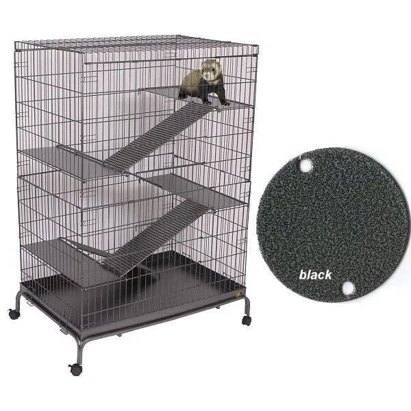 Jumbo Steel Deluxe Animal Cage with Stand