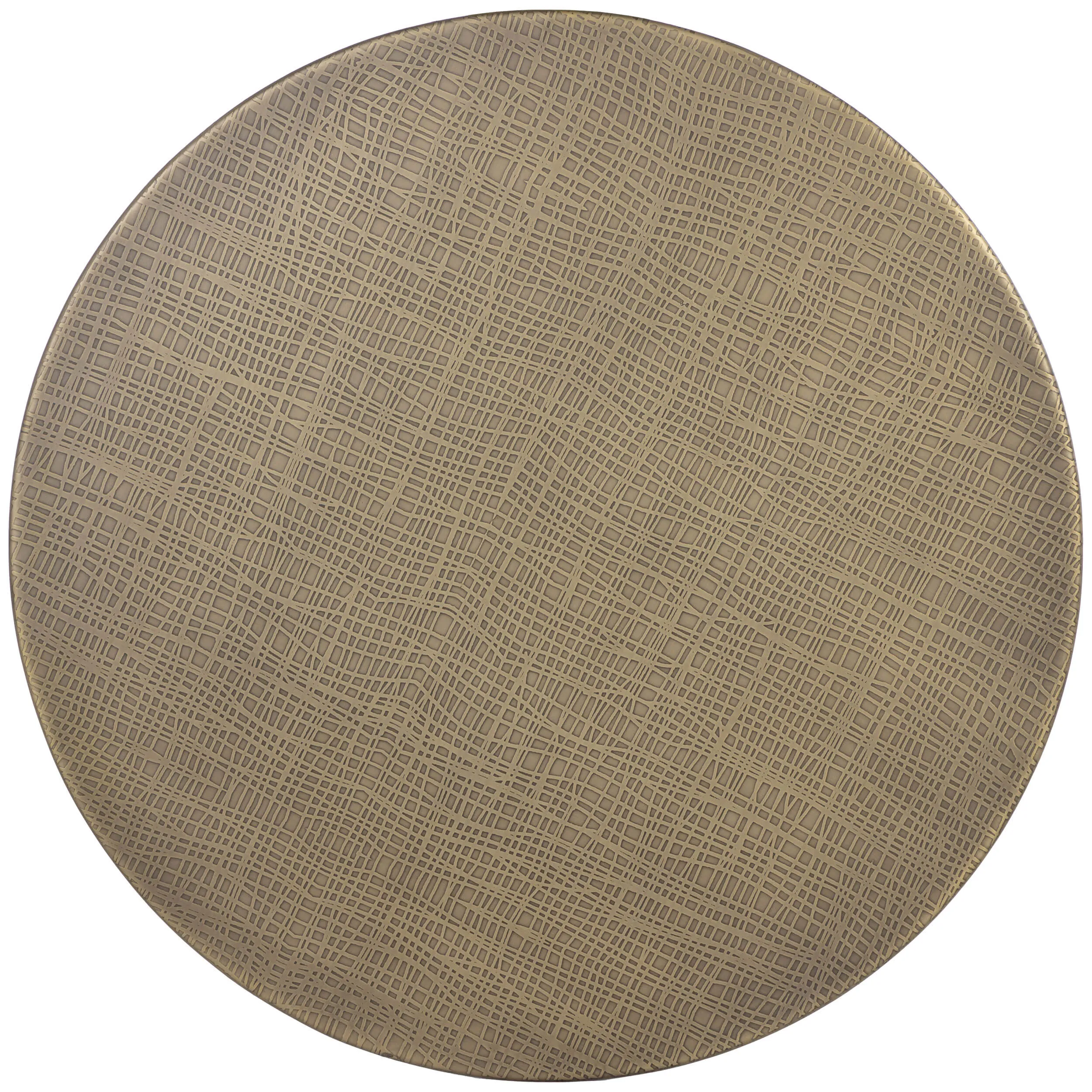 Kata 32" Round Bistro Table, Grey Marble