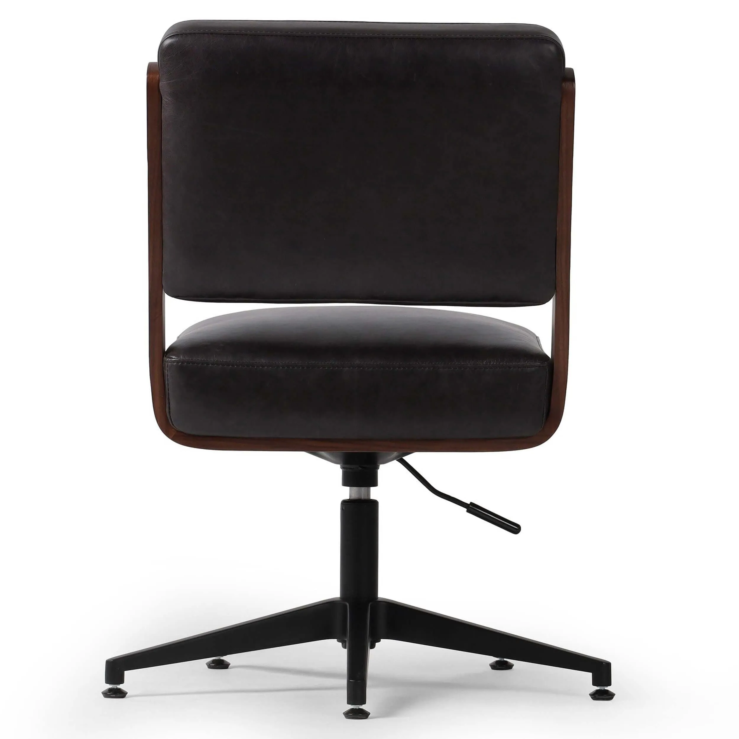Landon Leather Desk Chair, Sonoma Black