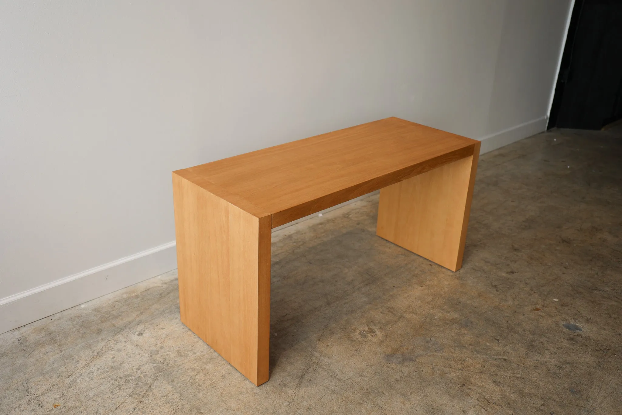 Light Wood Over Ottoman Table