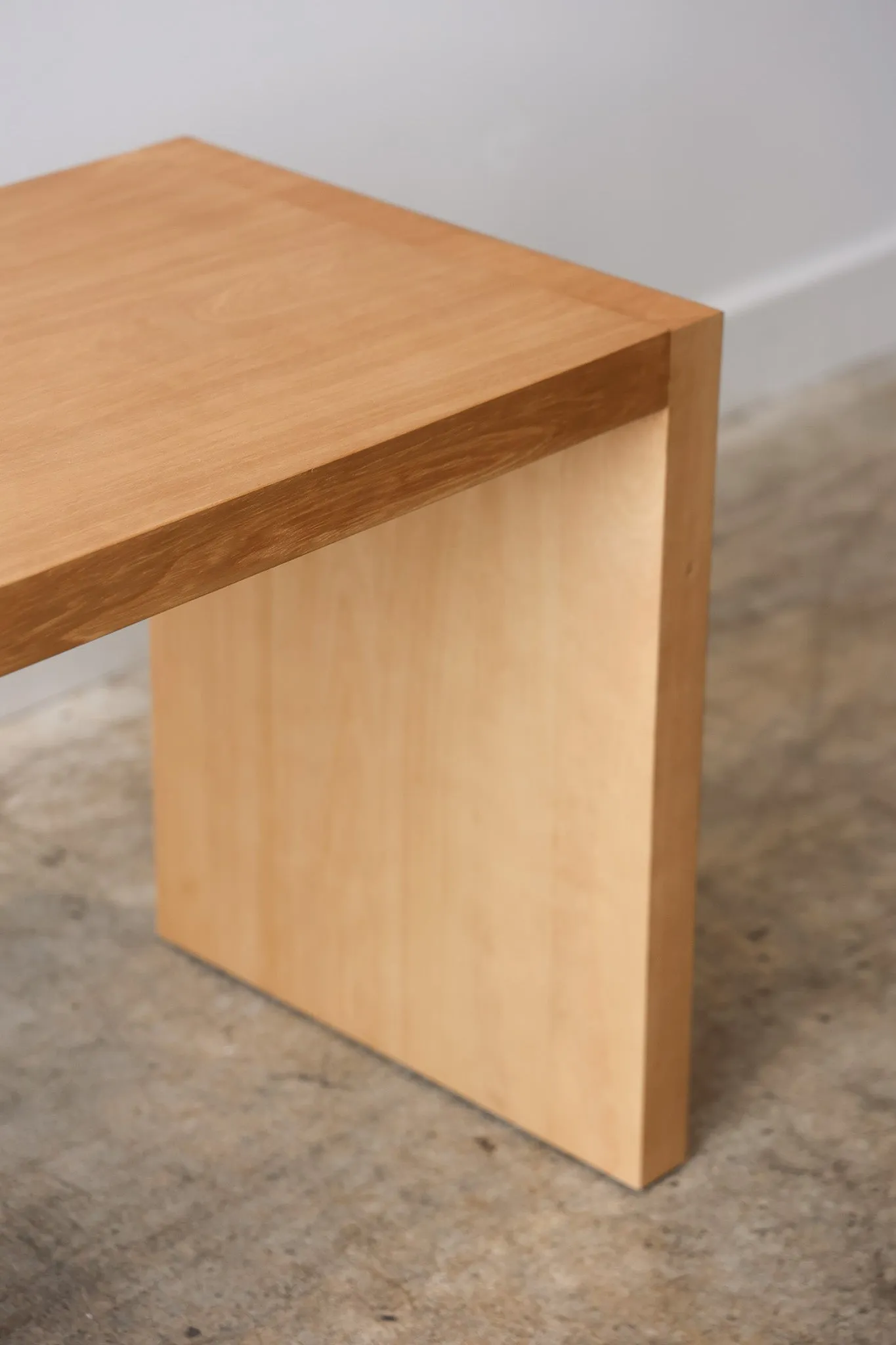 Light Wood Over Ottoman Table