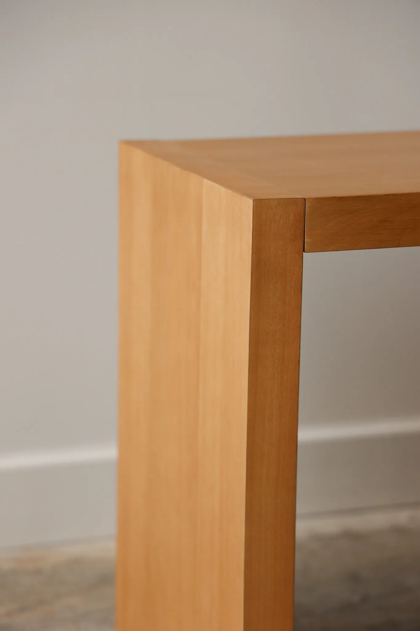 Light Wood Over Ottoman Table