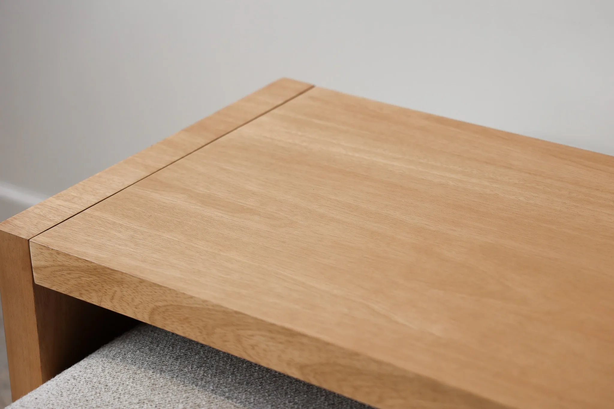 Light Wood Over Ottoman Table