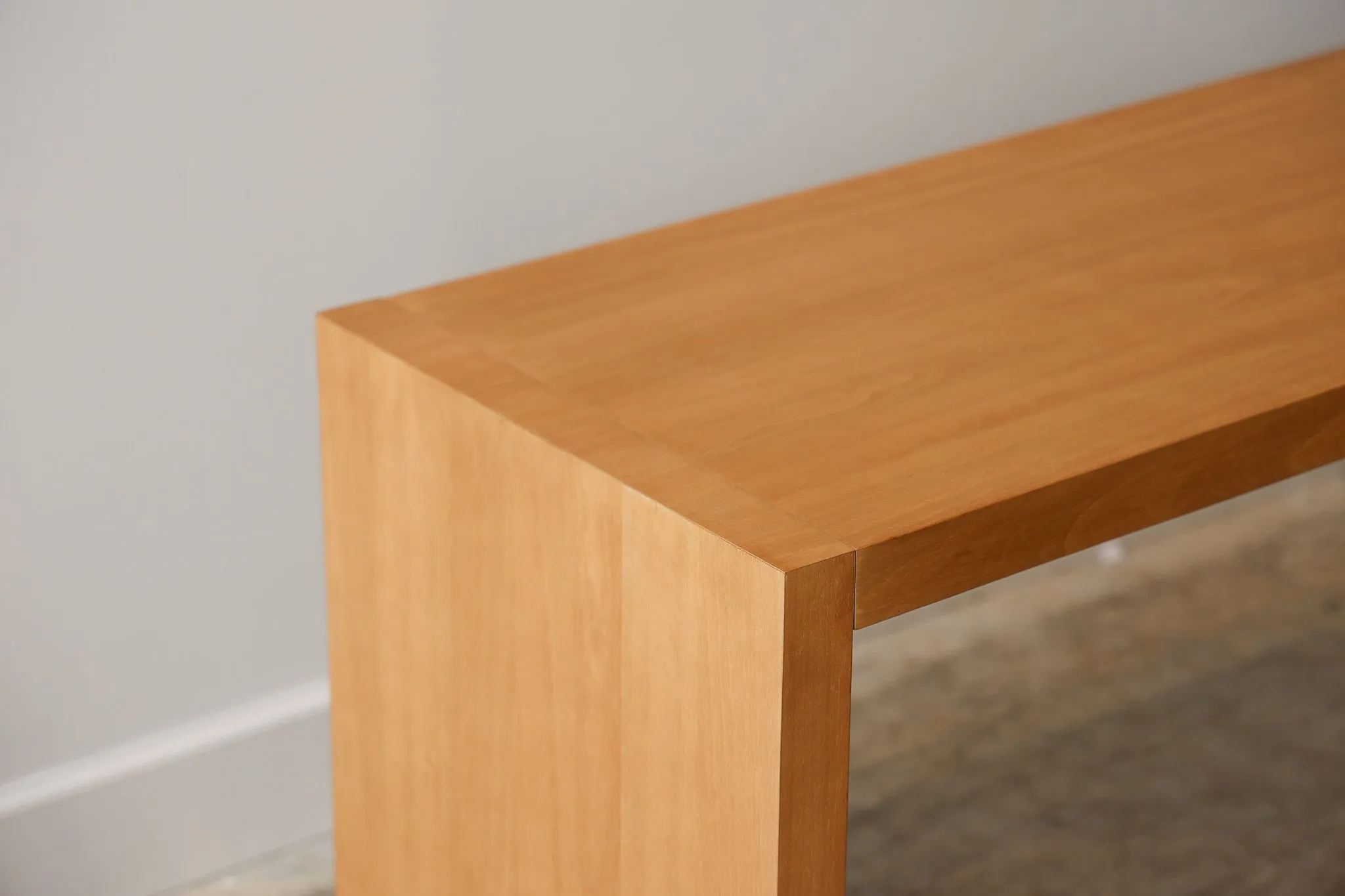 Light Wood Over Ottoman Table