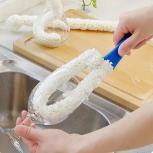 Long Handle Bendable Bottle Cleaning Brush