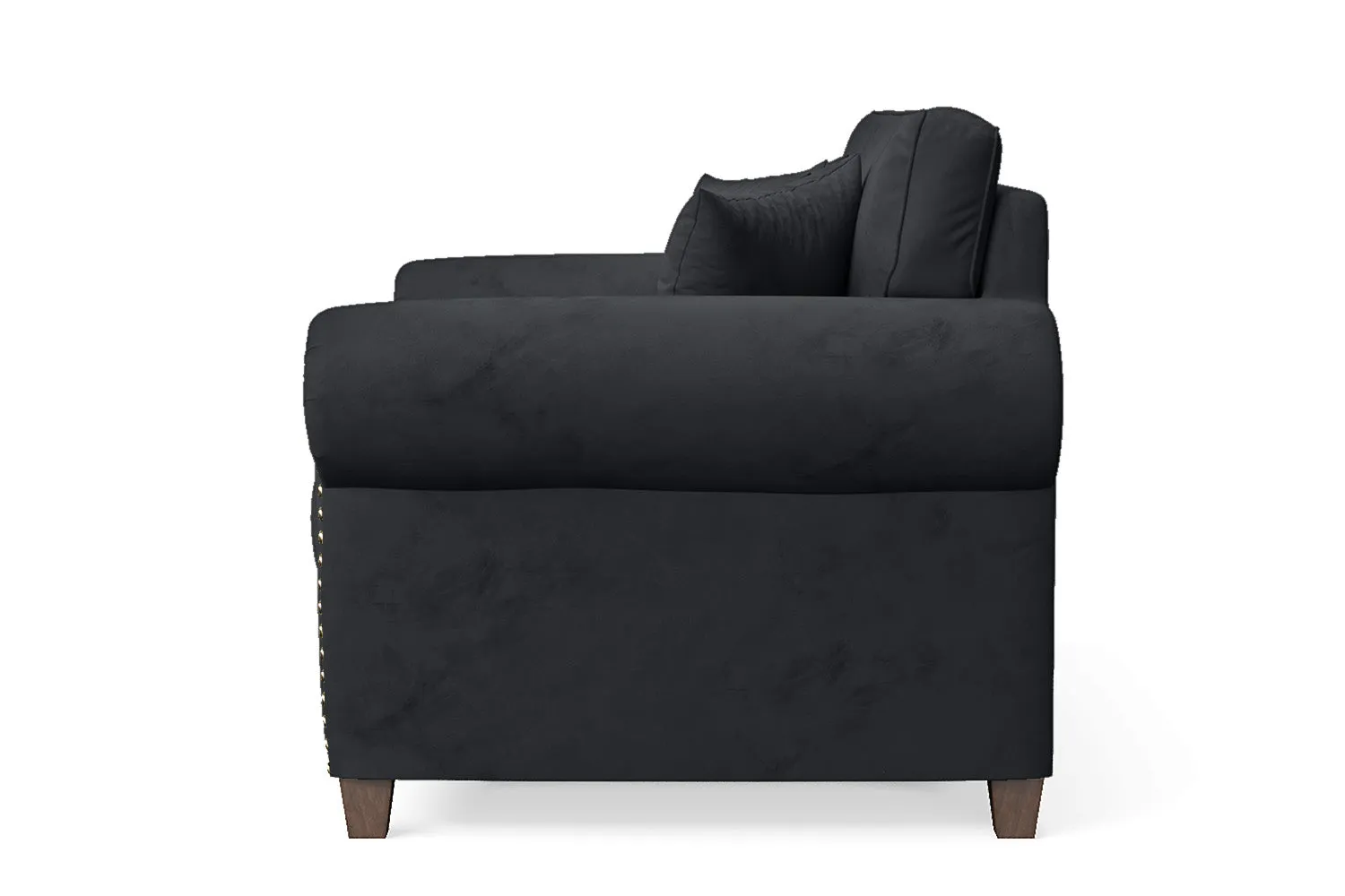 Marano 2 Seater Sofa Dark Grey Velvet