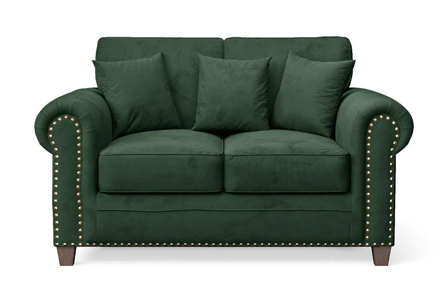 Marano 2 Seater Sofa Green Velvet