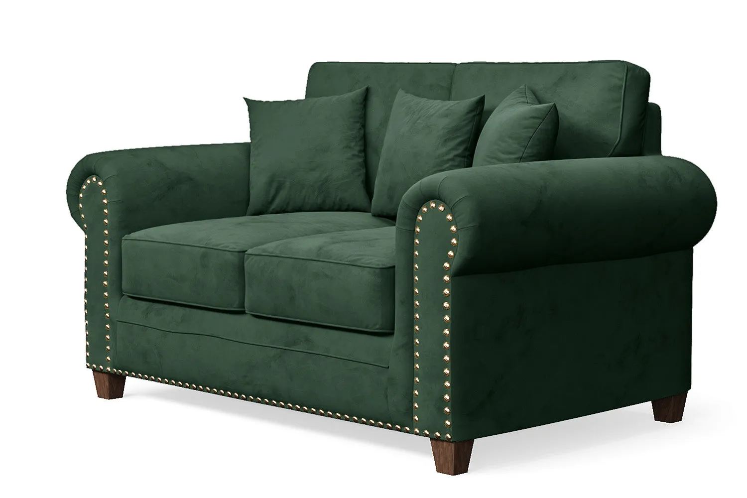Marano 2 Seater Sofa Green Velvet