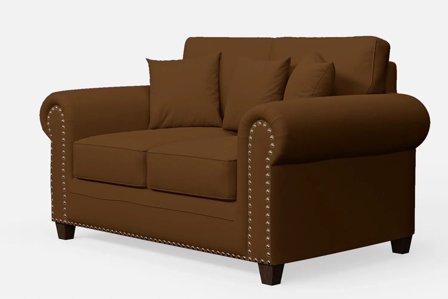 Marano 2 Seater Sofa Walnut Brown Leather