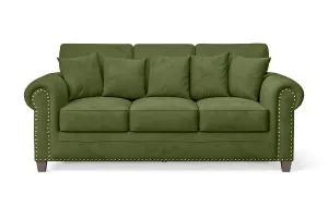 Marano 3 Seater Sofa Lime Velvet