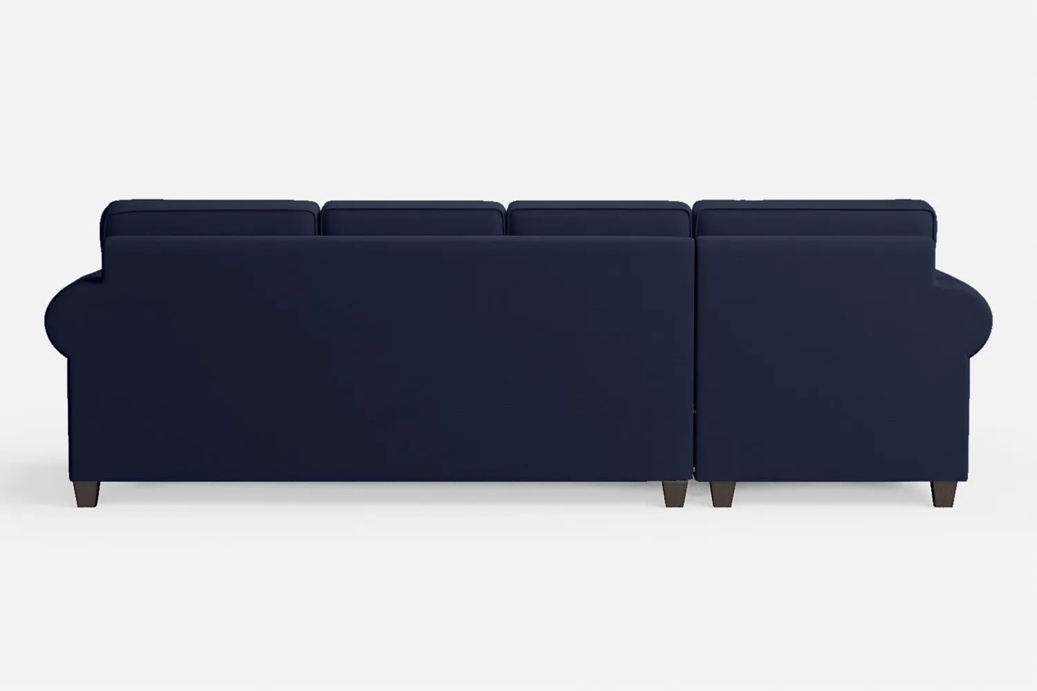 Marano 4 Seater Left Hand Facing Chaise Lounge Corner Sofa Spruce Leather