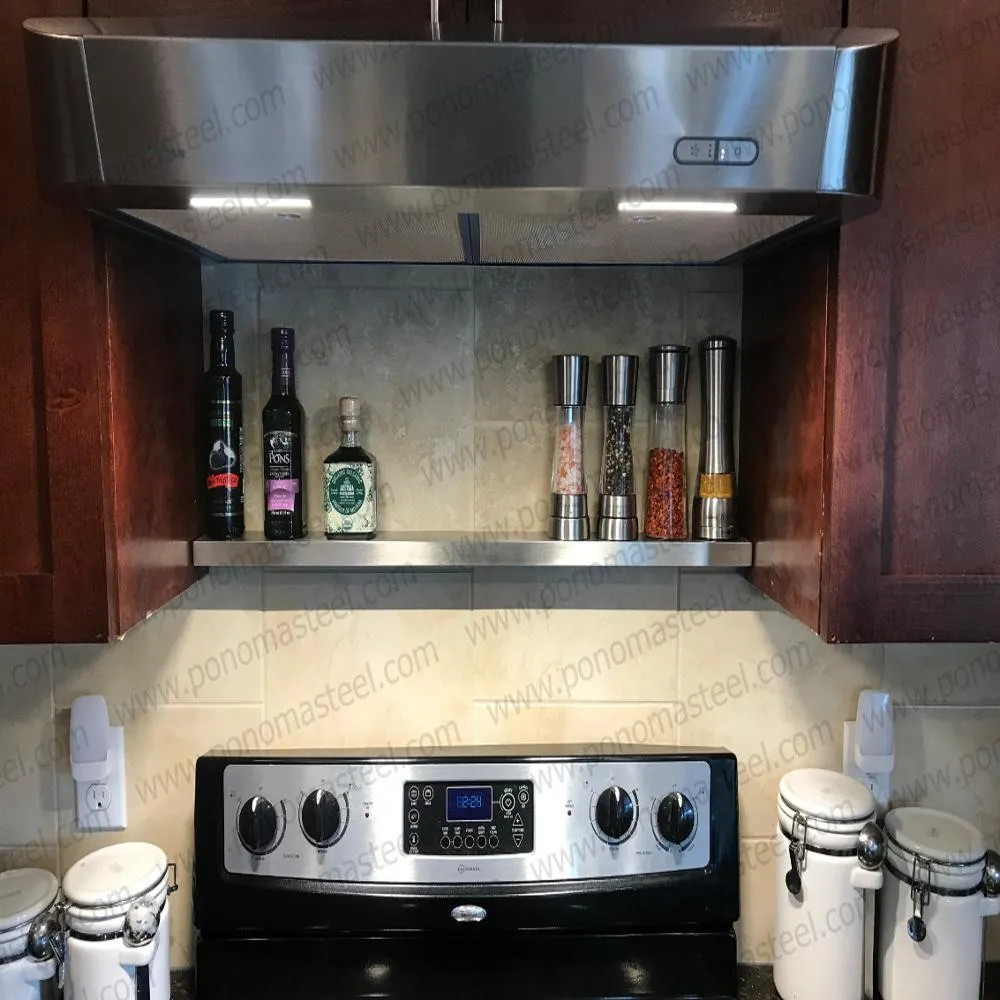 Metal shelves 53"- 57" (cm. 135 - 145) made-to-order floating shelves Ponoma®